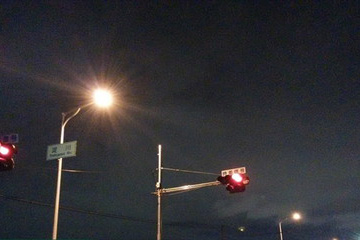 新設道路などでの照明灯設置