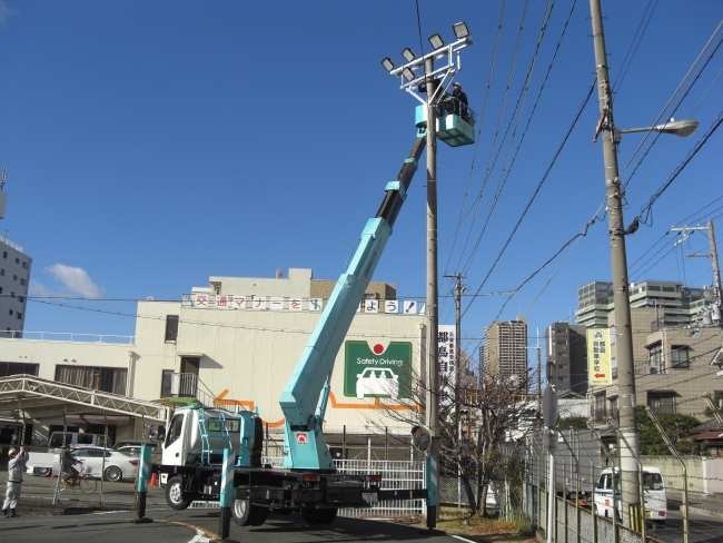 「国道１号他道路照明施設維持補修工事」の竣工を迎えて