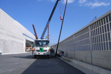 新設道路などでの照明灯設置