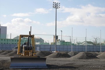 新設道路などでの照明灯設置